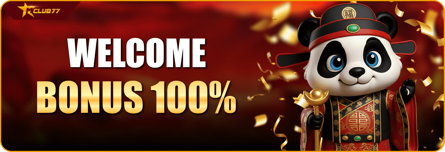 WELCOME BONUS 100%