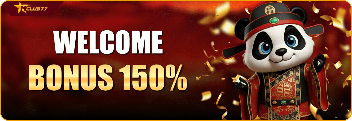 WELCOME BONUS 150%