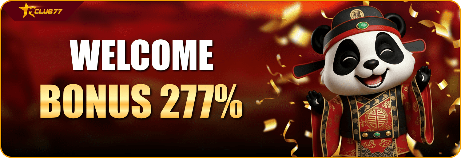 WELCOME BONUS 277%